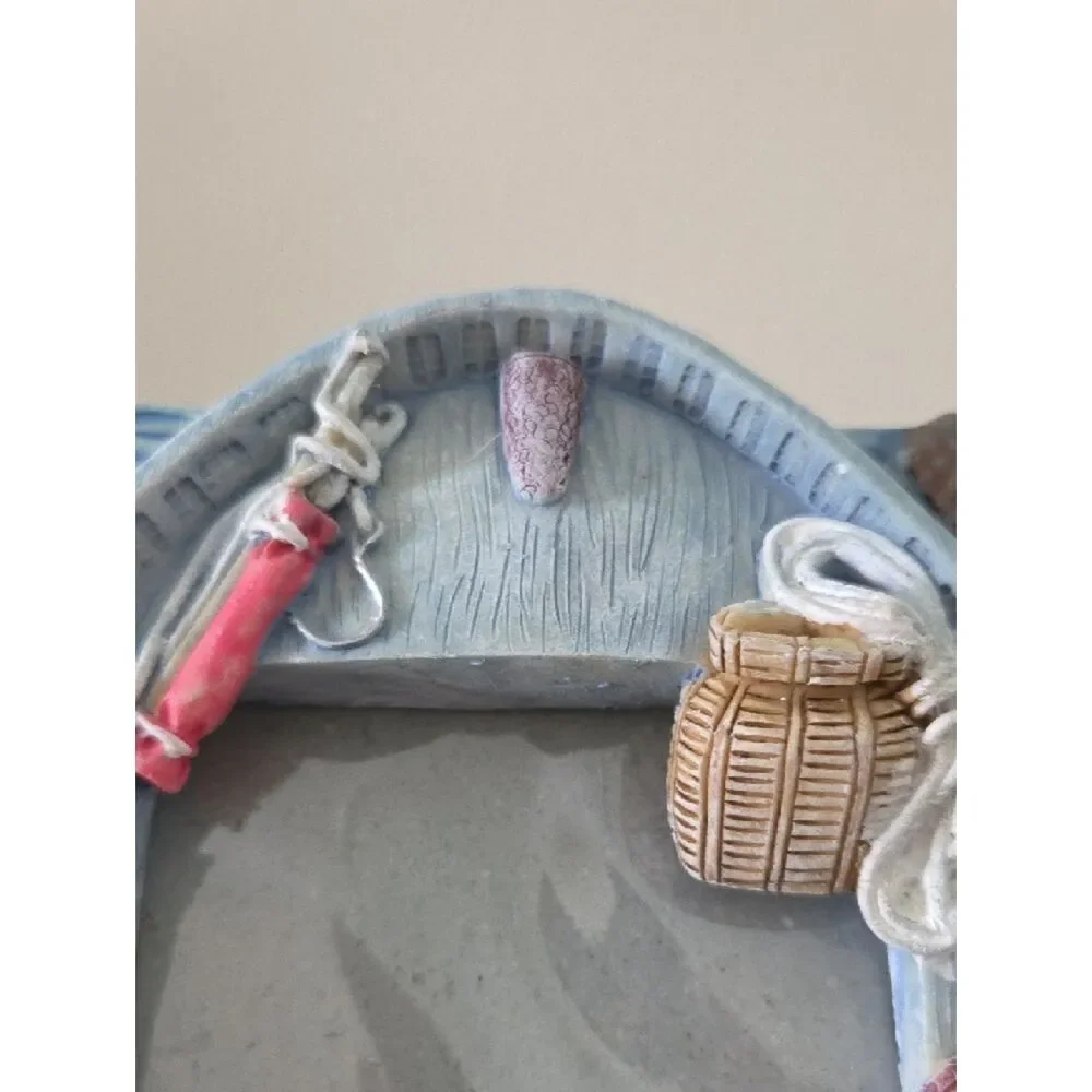 Nautical Ceramic Boat Photo Frame